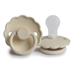 Frigg Smoczek dla niemowlaka silikonowy Daisy Cream 6m+