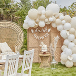 Gingerray balony lateksowe Girlandy White & Cream