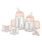 Suavinex zestaw startowy Zero butelka 180ml regulowany przepływ smoczek -2-2m
