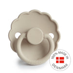 Frigg Smoczek dla niemowlaka silikonowy Daisy Sandstone 6m+
