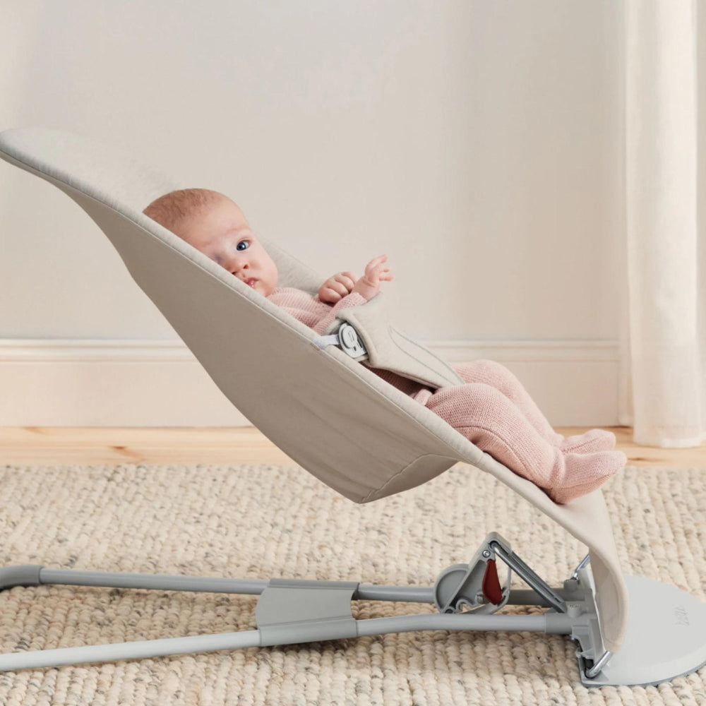 BABYBJORN Leżaczek dla niemowlaka BLISS 3D Jersey Jasny Beż