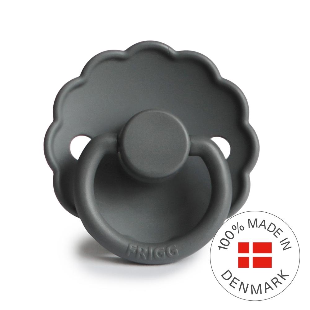 Frigg Smoczek dla niemowlaka silikonowy Daisy Graphite 6m+