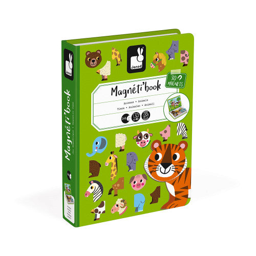 Janod Magnetyczna układanka Magnetibook   zwierzęta - 4kidspoint.pl