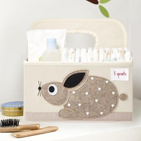 3 Sprouts Organizer na Pieluszki Królik - 4kidspoint.pl