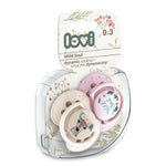 LOVI Smoczek silikonowy dynamiczny 0-3m 2 szt Wild Soul Girl - 4kidspoint.pl