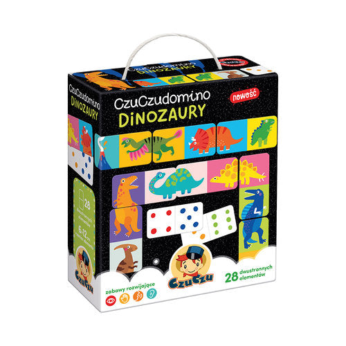 CzuCzu Gra dla dzieci Domino Dinozaury - 4kidspoint.pl