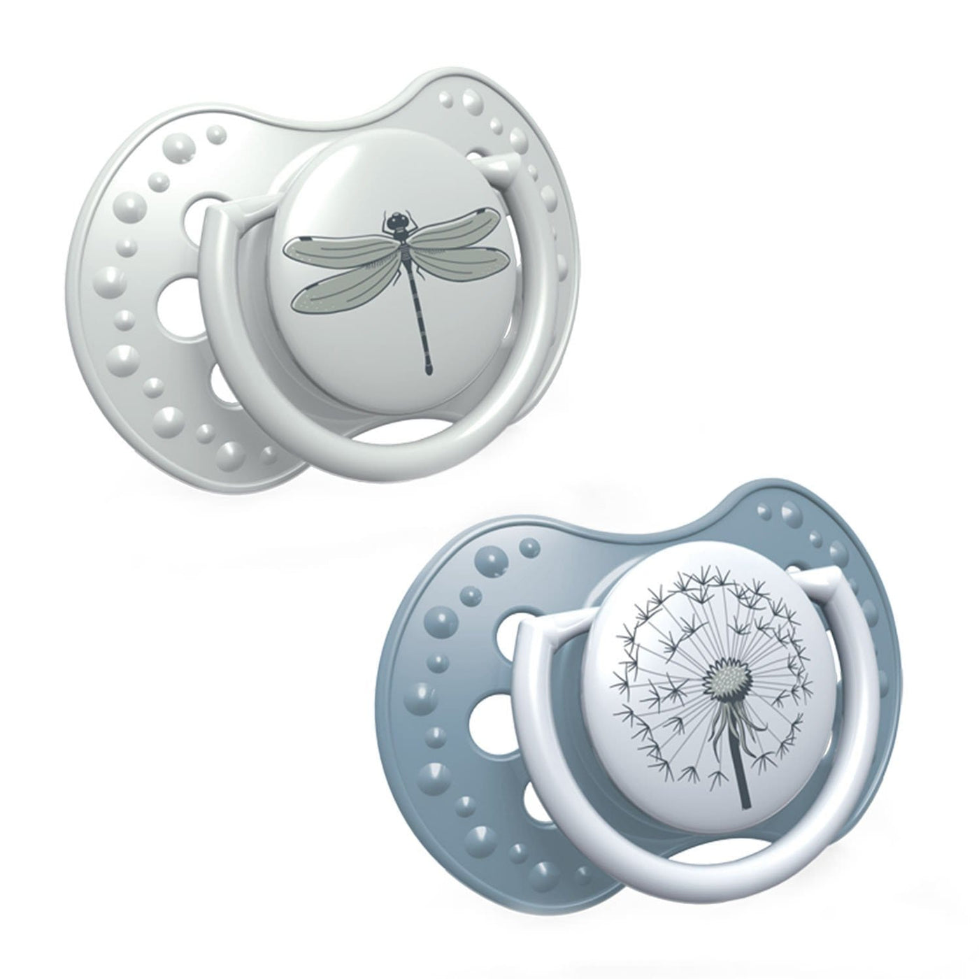 LOVI Smoczek silikonowy dynamiczny 3-6m 2 szt Botanic Boy - 4kidspoint.pl
