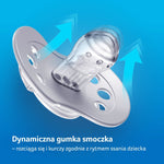 LOVI Smoczek silikonowy dynamiczny 0-3m 2 szt Wild Soul Girl - 4kidspoint.pl