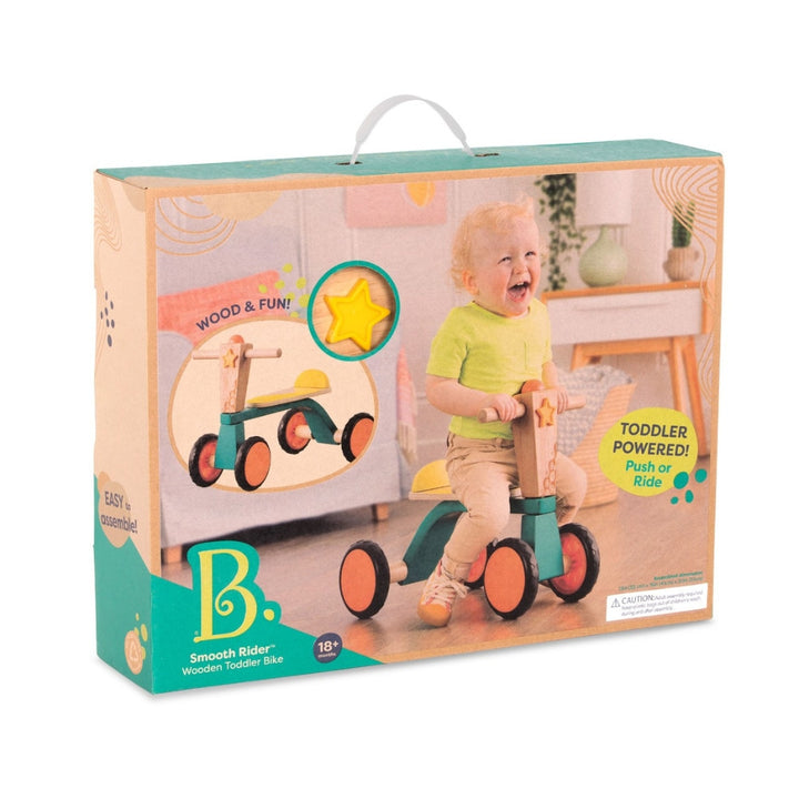 B.Toys Drewniany rowerek biegowy dla dzieci Smooth Rider