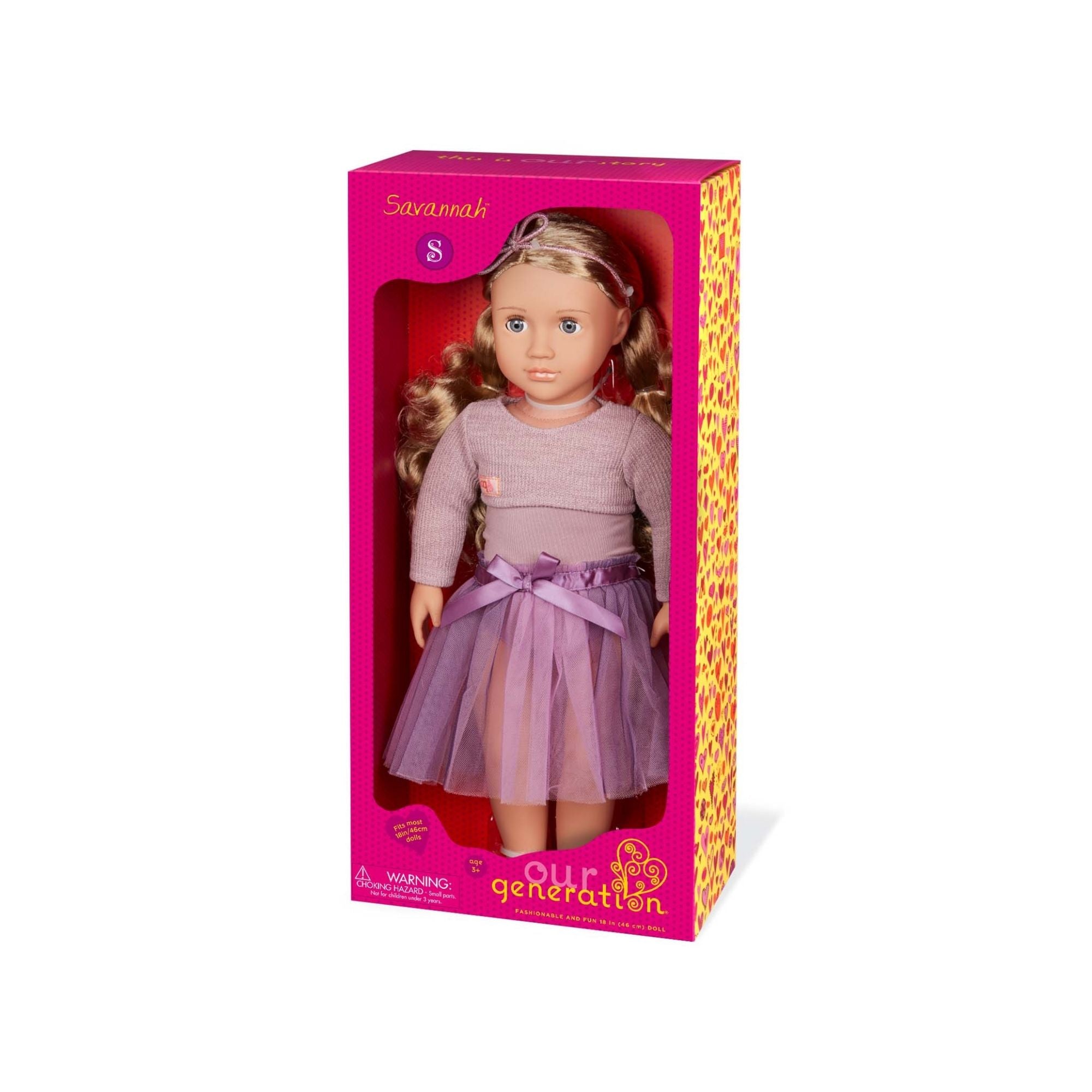Our Generation Lalka dla dzieci Savannah baletnica 46 cm - 4kidspoint.pl