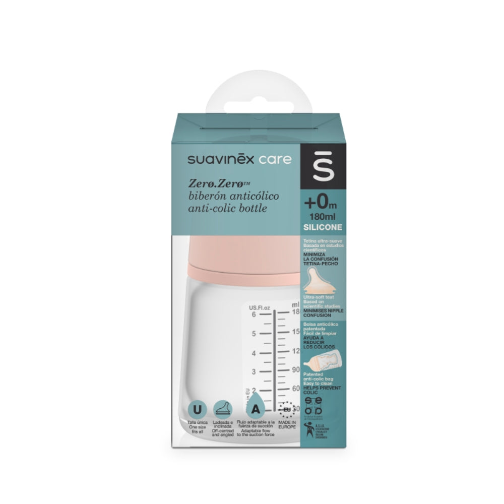 Suavinex Butelka o regulowanym przepływie Zero Zero 180 ml