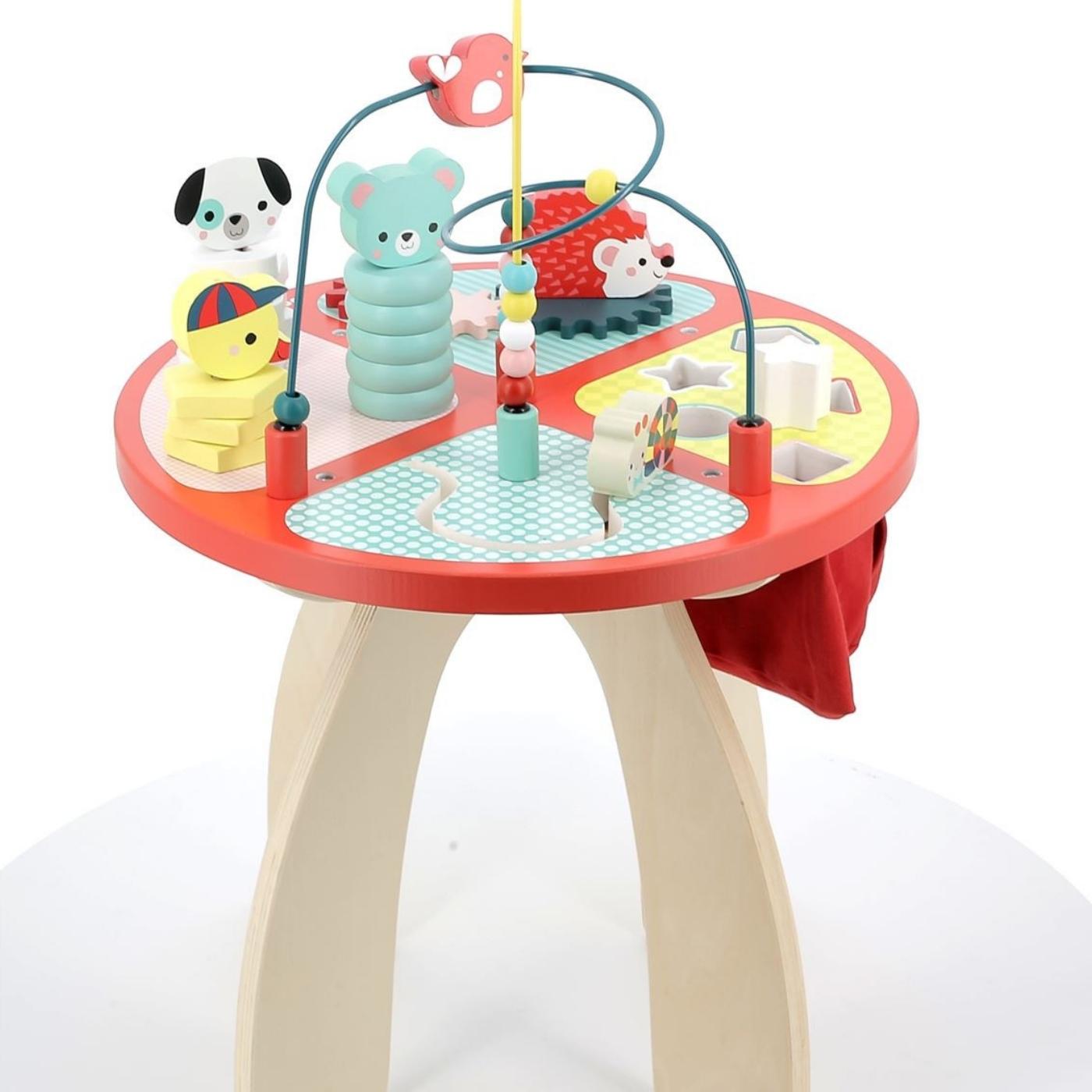 Janod Stolik sorter edukacyjny duży drewniany Baby Forest