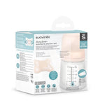 Suavinex zestaw startowy Zero butelka 180ml regulowany przepływ smoczek -2-2m