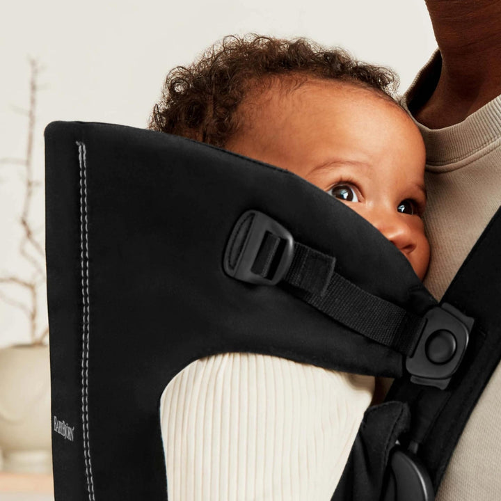 BABYBJORN nosidełko dla niemowlaka MINI Cotton czarny