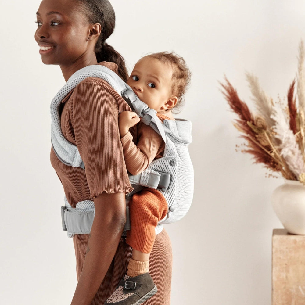BABYBJORN nosidełko dla niemowlaka Harmony 3D Mesh Srebrny