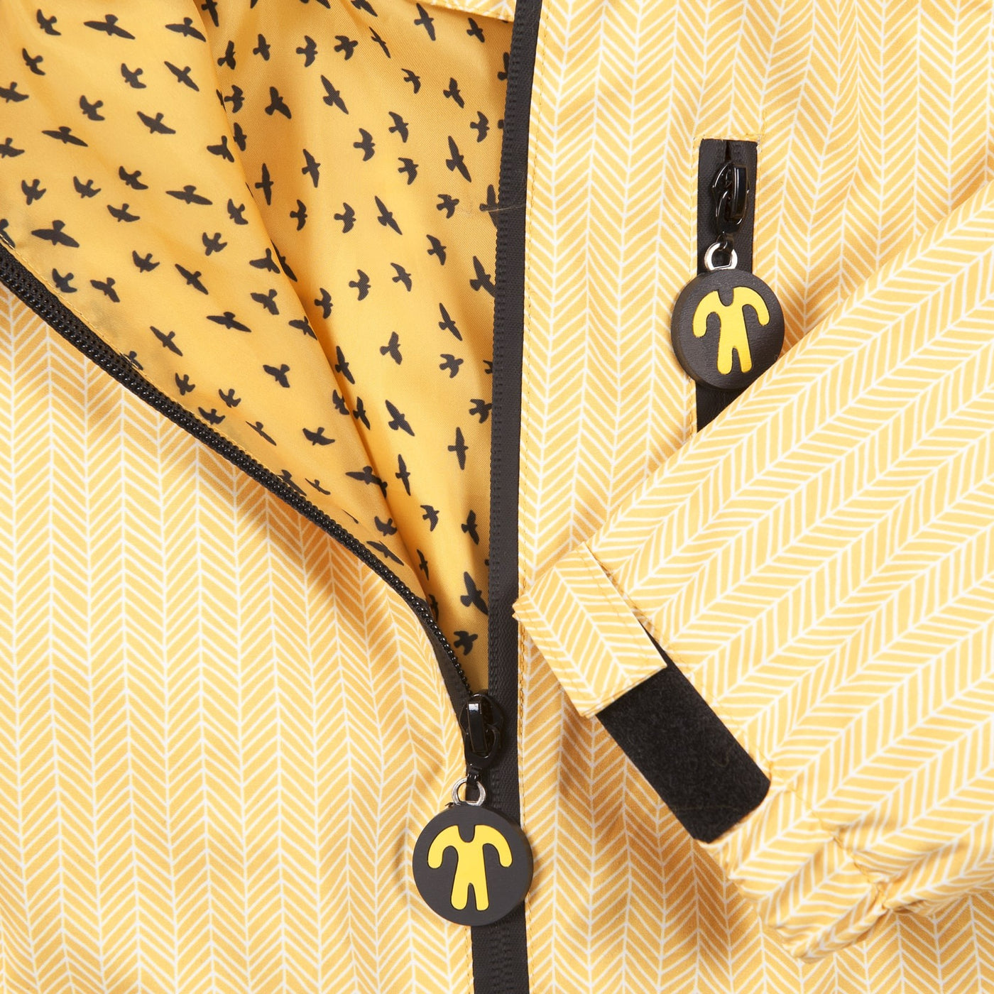 Ducksday Kombinezon przeciwdeszczowy całoroczny Yellow Falcon 80-86 - 4kidspoint.pl