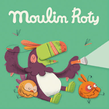 Moulin Roty Zestaw 3 bajek do projektora W dżungli
