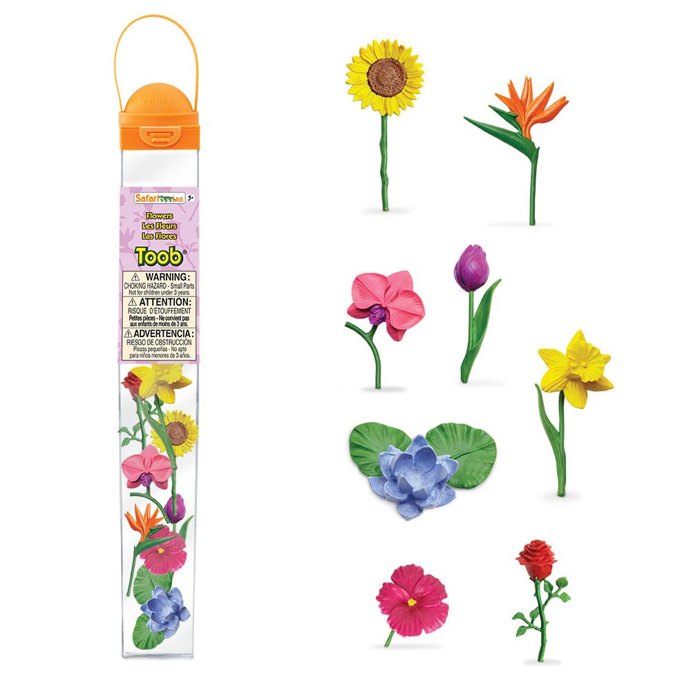 Safari Ltd Zestaw figurek Montessori Kwiaty