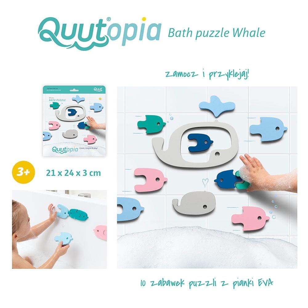 QUUT Puzzle piankowe do kąpieli Quutopia Wieloryb