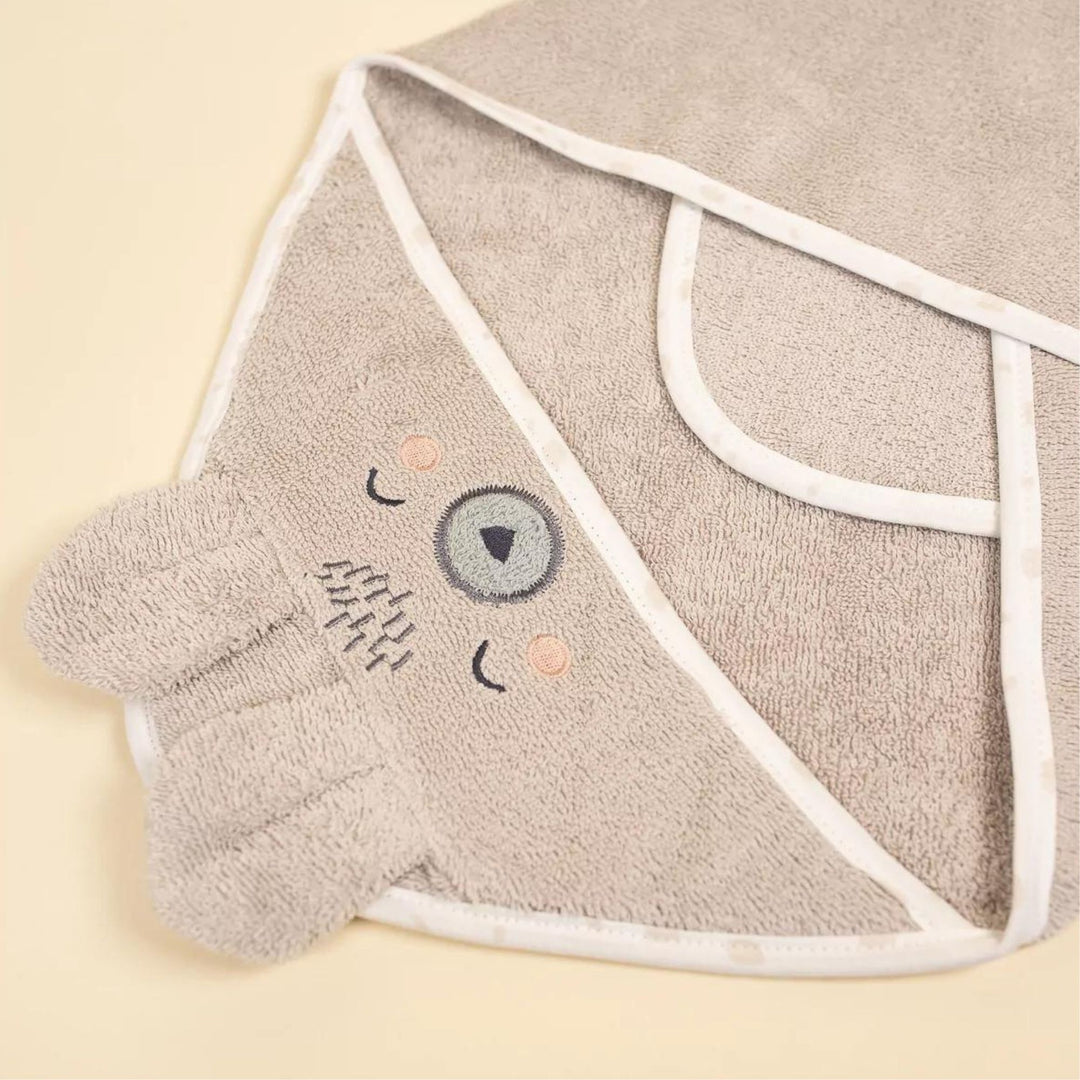 Colorstories Ręcznik dla niemowlaka Miś mały Woodland beżowy
