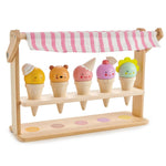 Tender Leaf Toys Mini lodziarnia z lodami w rożkach