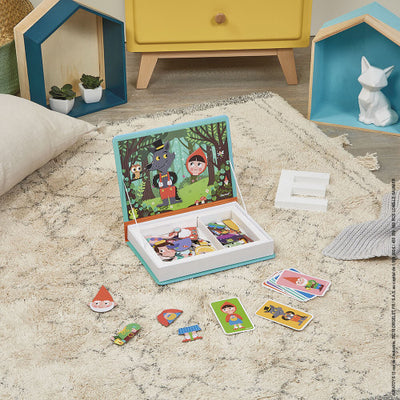 Janod Magnetyczna układanka Magnetibook   Świat baśni - 4kidspoint.pl