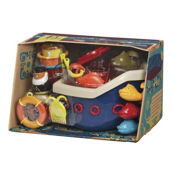 B.Toys Statek z akcesoriami Fish & Splish zabawka do kąpieli - 4kidspoint.pl