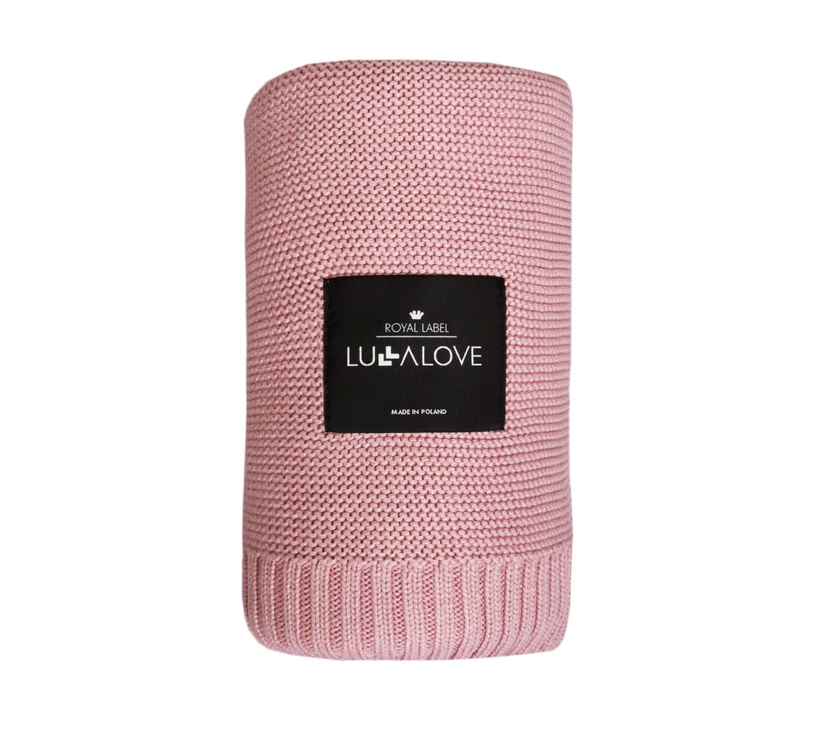 Lullalove Koc bambusowy 80x100 piwonia