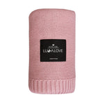 Lullalove Koc bambusowy 80x100 piwonia