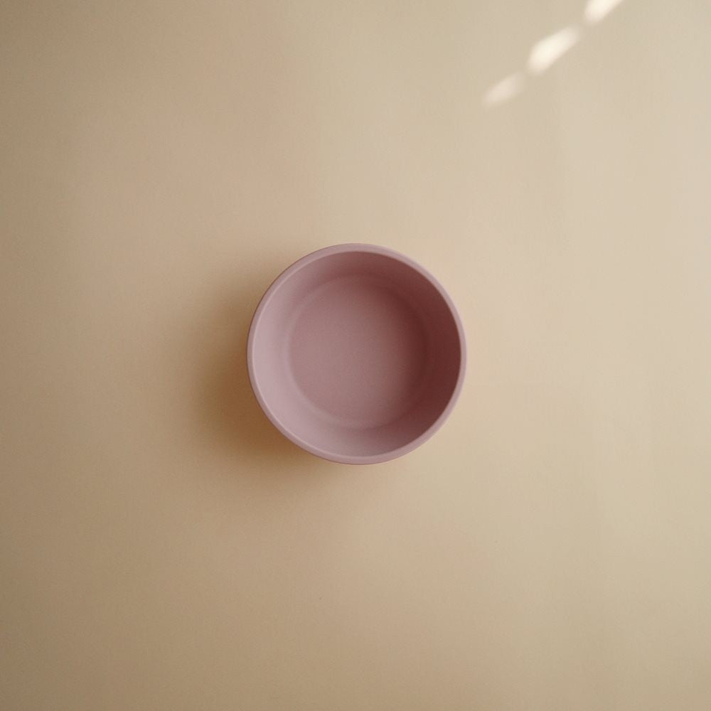 Mushie Silikonowa miseczka z przyssawką Soft Lilac