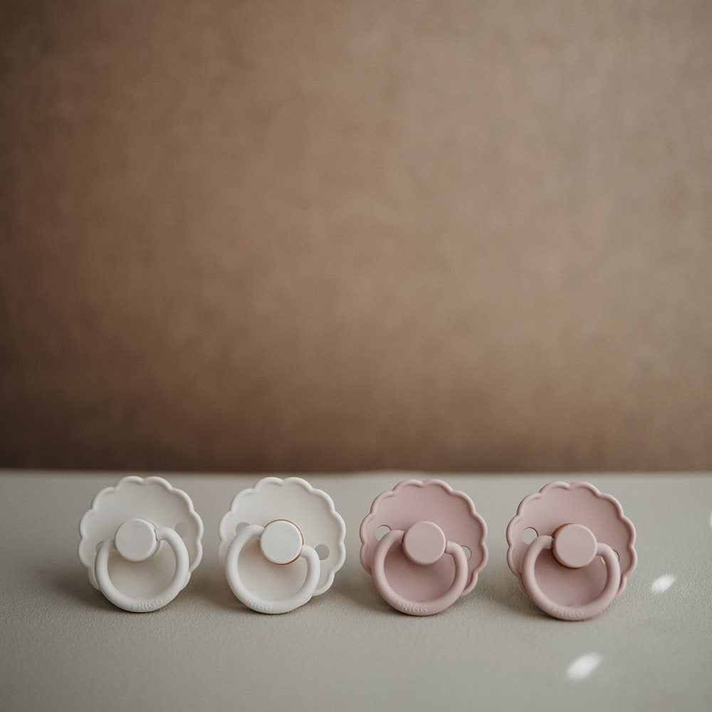 Frigg Smoczek dla dzieci Daisy Kauczuk Cream Rozmiar 2