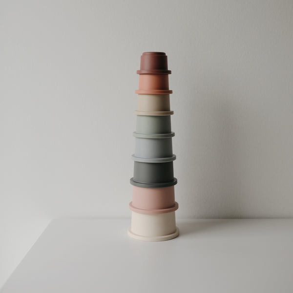 Mushie Wieża z kubeczków Stacking Tower Original - 4kidspoint.pl