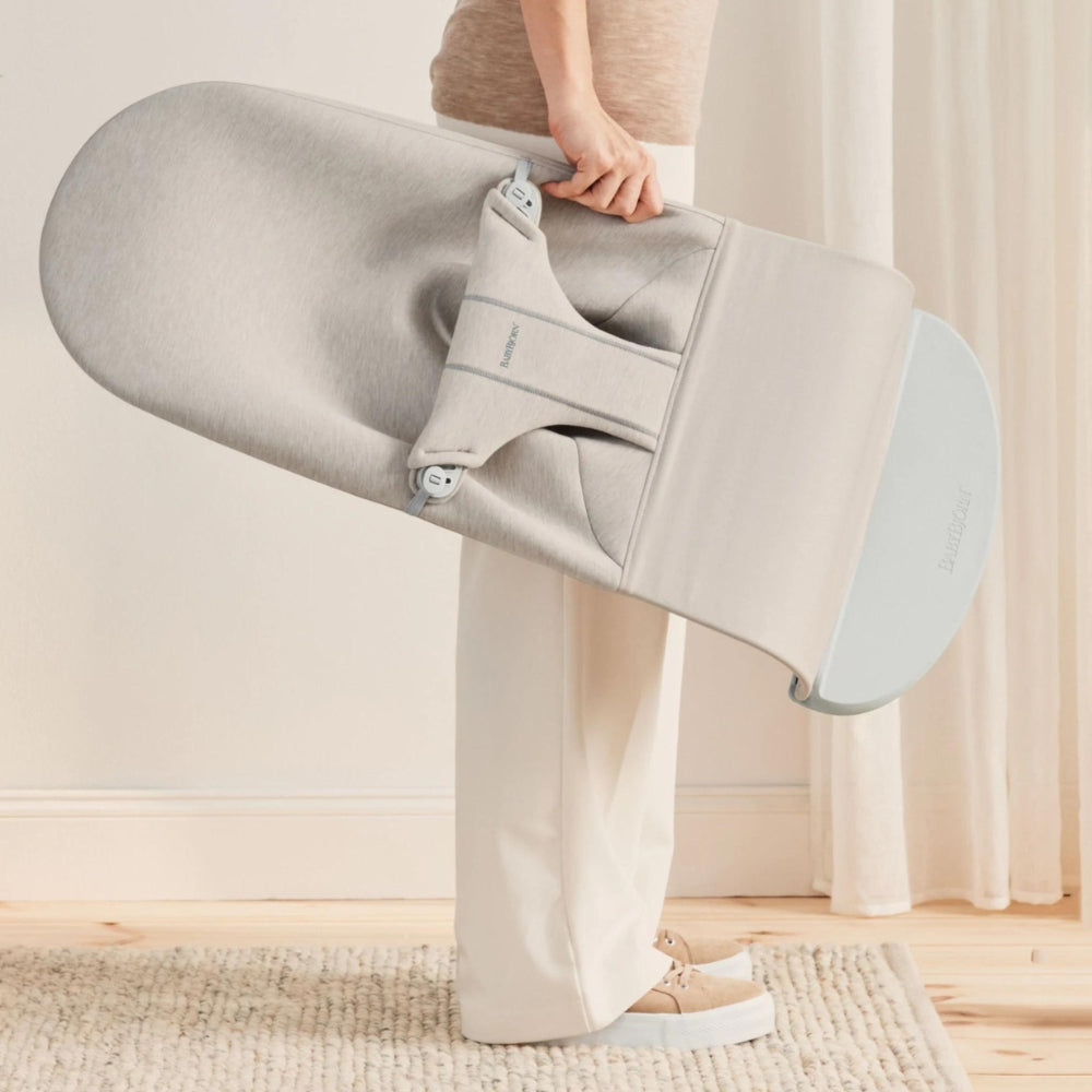 BABYBJORN Leżaczek dla niemowlaka BLISS 3D Jersey Jasny Beż