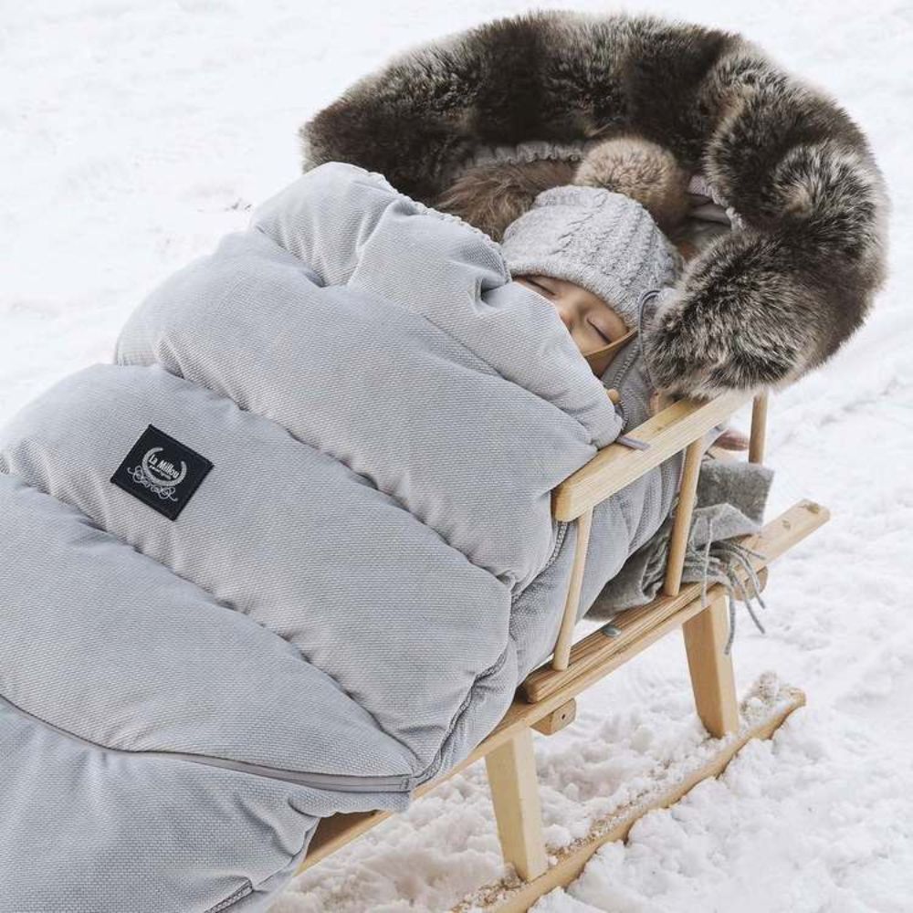 La Millou Śpiworek do wózka Aspen Winterproof Stroller Bag Combo Dark Grey
