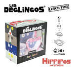 Les Deglingos Zestaw z melaminy Hipopotam Hippipios