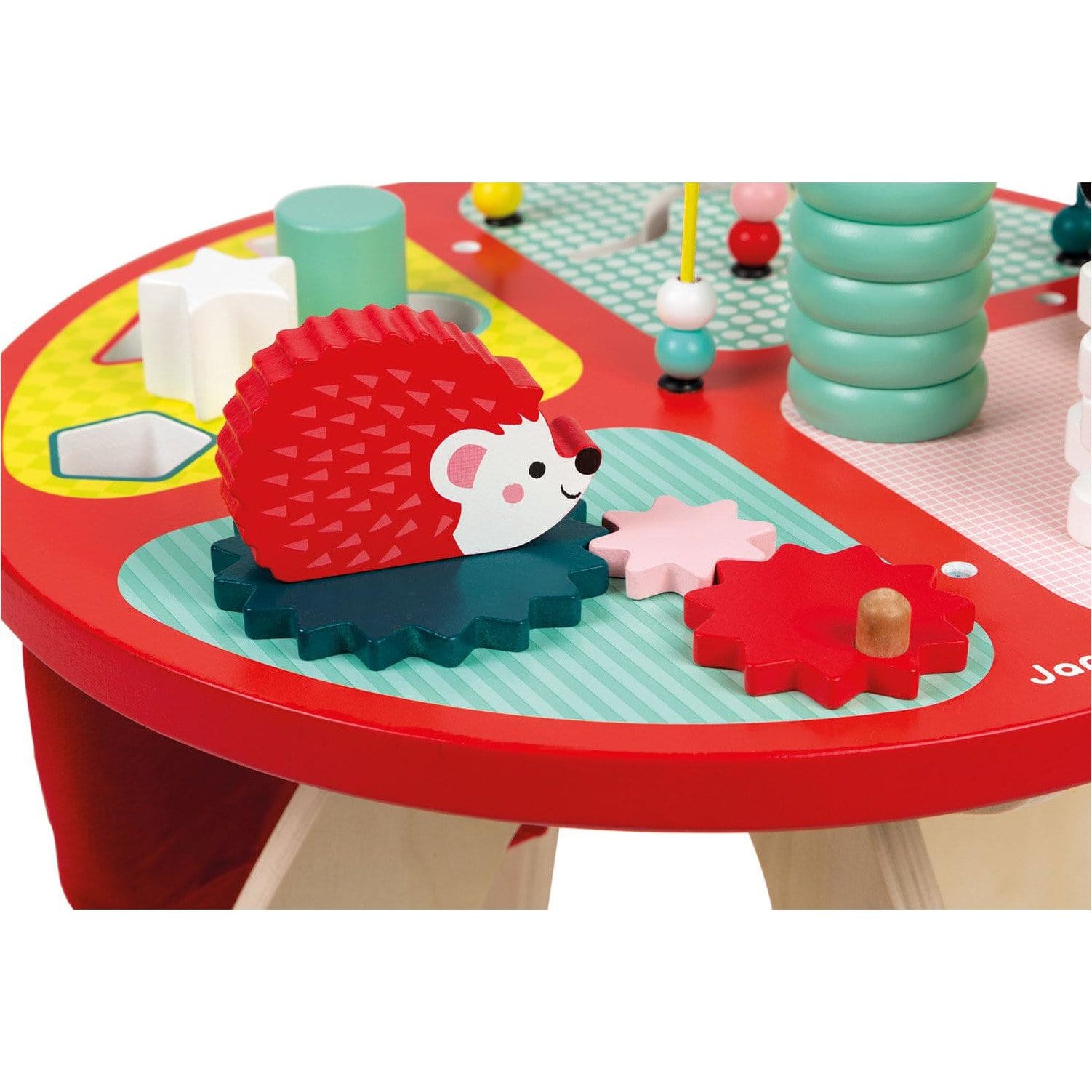 Janod Stolik sorter edukacyjny duży drewniany Baby Forest - 4kidspoint.pl