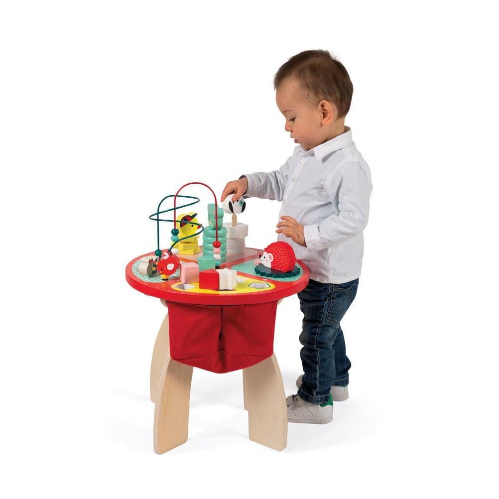 Janod Stolik sorter edukacyjny duży drewniany Baby Forest - 4kidspoint.pl