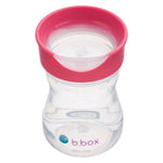 b.box Kubek treningowy picie jak ze szklanki 240 ml malinowy - 4kidspoint.pl