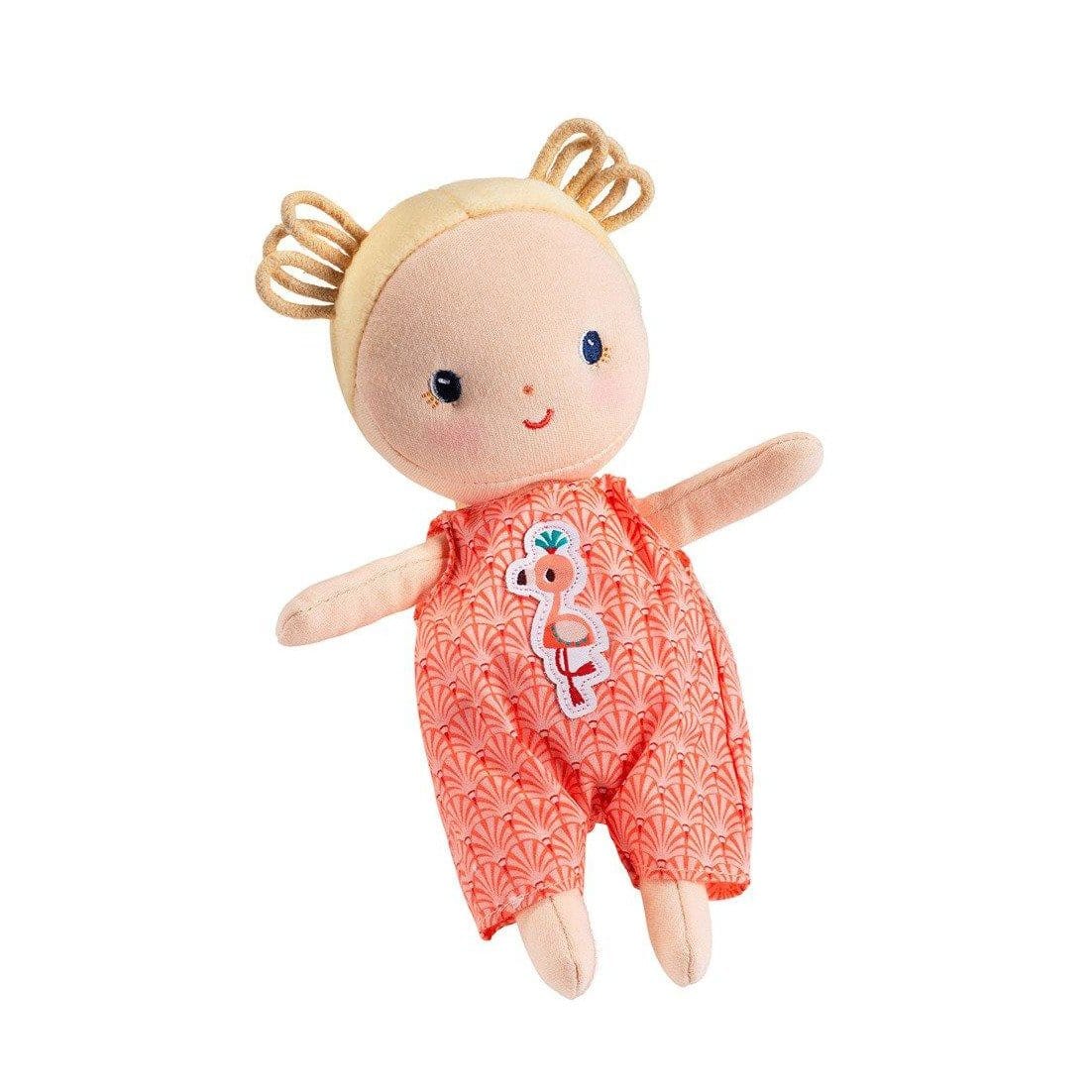 Lilliputiens Lalka dzidziuś w koszyczku z ubrankiem i kocykiem Anais 12 m+ - 4kidspoint.pl