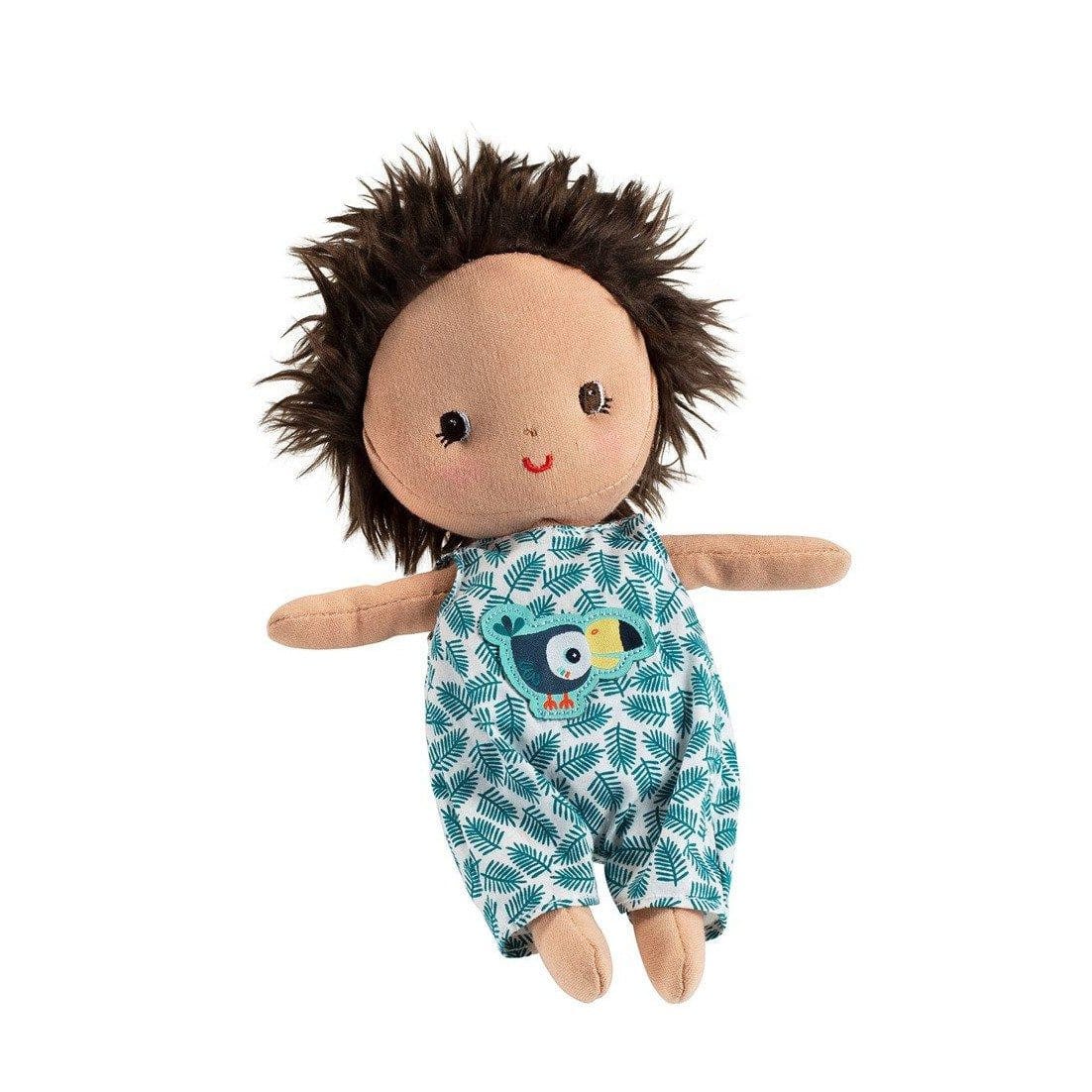 Lilliputiens Lalka dzidziuś w koszyczku z ubrankiem i kocykiem Ari 12 m+ - 4kidspoint.pl