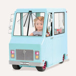 OurGeneration Ciężarówka z lodami i wyposażeniem Sweet Stop Ice Cream Truck - 4kidspoint.pl