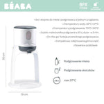 Beaba Ekspres do mleka 2w1 Bib'expresso® White/grey + GRATIS