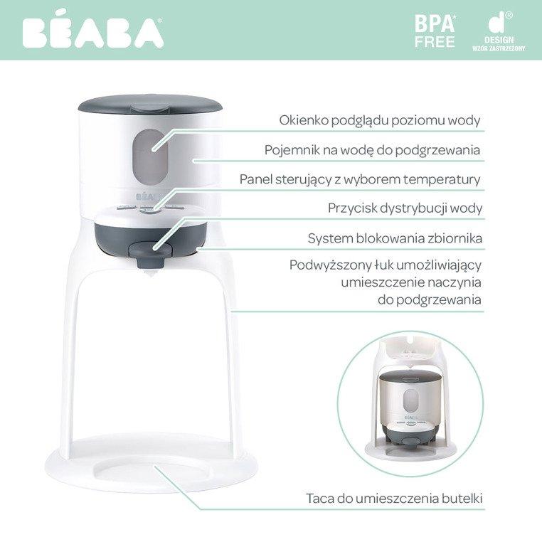 Beaba Ekspres do mleka 2w1 Bib'expresso® White/grey + GRATIS