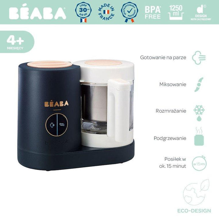 Beaba wielofunkcyjne urządzenie do przygotowywania posiłków Babycook Neo Night Blue - 4kidspoint.pl