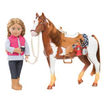 OurGeneration Duży koń dla lalki 46cm Appaloosa - 4kidspoint.pl