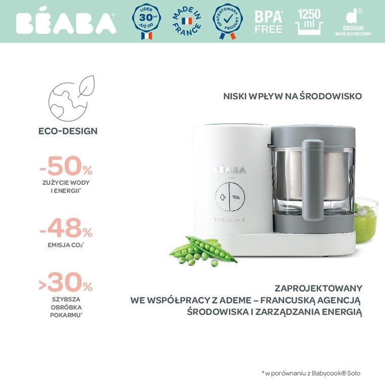 Beaba Babycook® Neo urządzenie do miksowania i gotowania 4 w 1 grey/white - 4kidspoint.pl