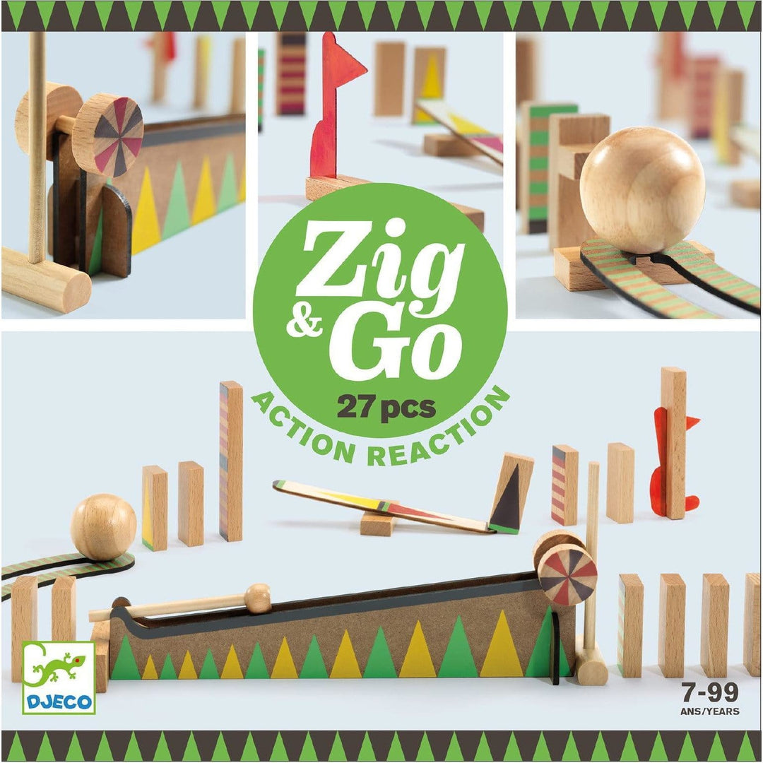 Djeco tor do układania Zig & Go 27 elementów