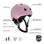 Scootandride Kask S-M dla dzieci  3+ Rose - 4kidspoint.pl