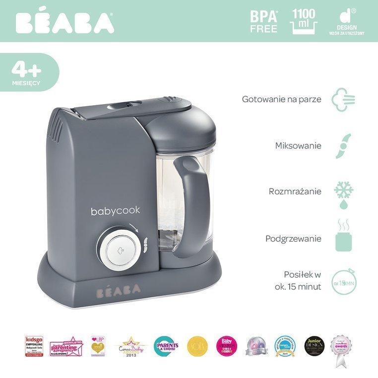 Beaba Babycook® urządzenie wielofunkcyjne ciemny szary/srebrny - 4kidspoint.pl