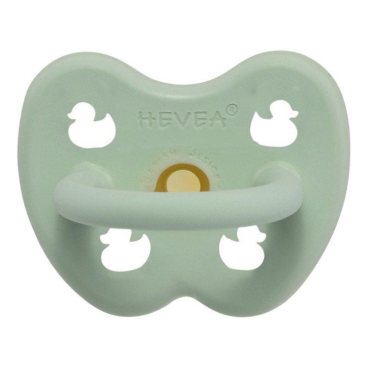 Hevea Okrągły smoczek kauczukowy 0-3 msc Mellow Mint - 4kidspoint.pl